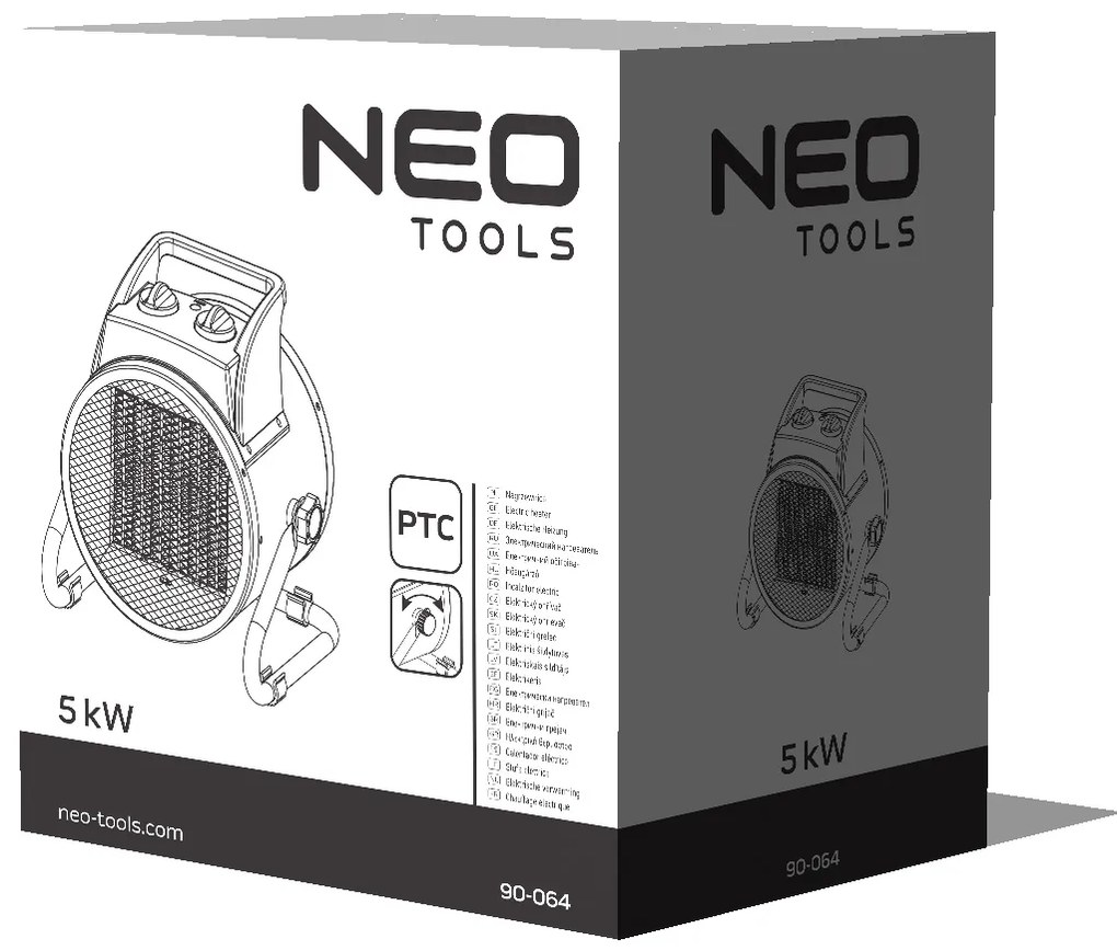 Încălzitor electric ceramic PTC 5kW 90-064