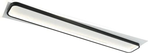 Brilagi - plafonieră LED dimabilă OUTLINE LED/90W/230V 18x100 cm alb/negru +telecomandă