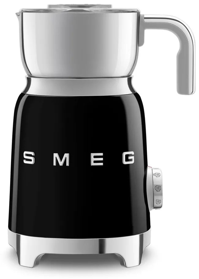 Aparat electric pentru spumă de lapte negru Retro Style – SMEG