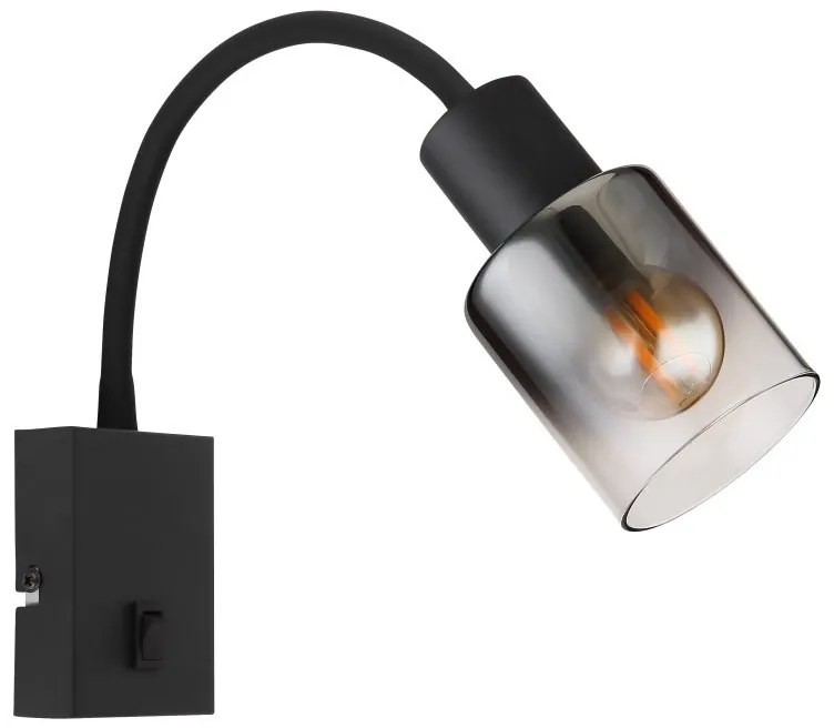 Aplica de perete design modern Hubertus negru