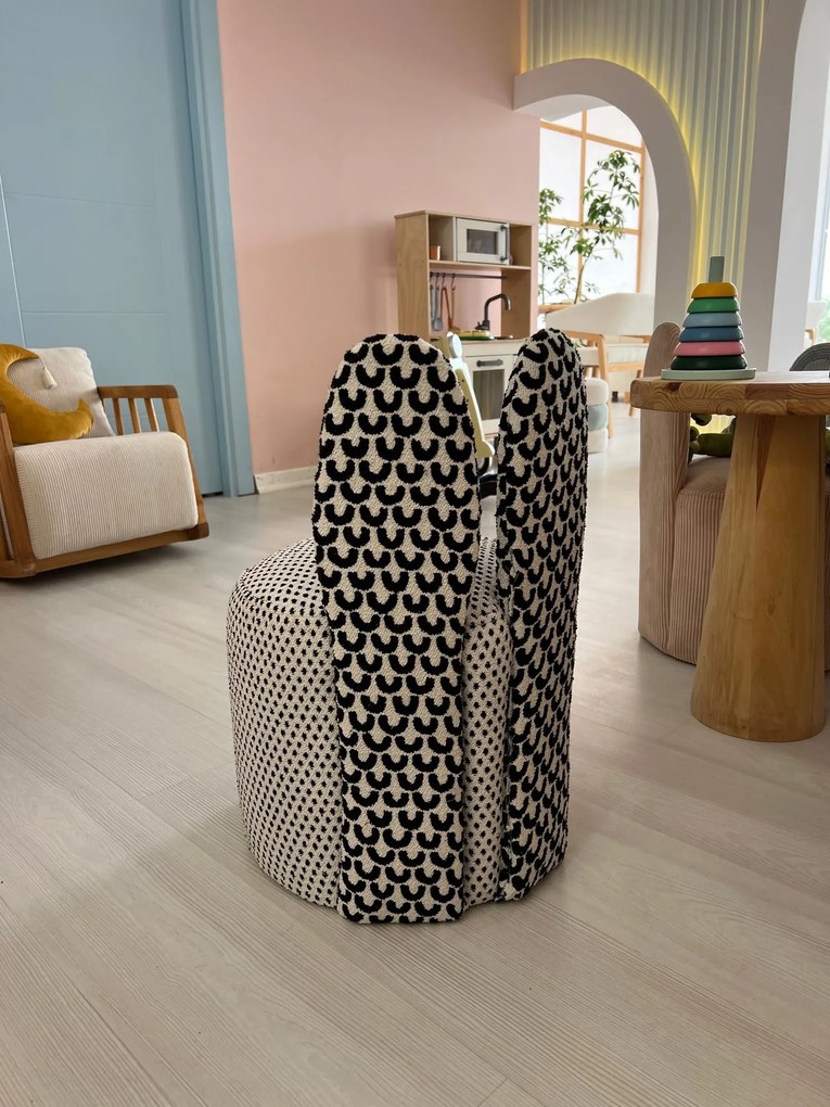 Taburete Bunnie (negru + alb). 1087797