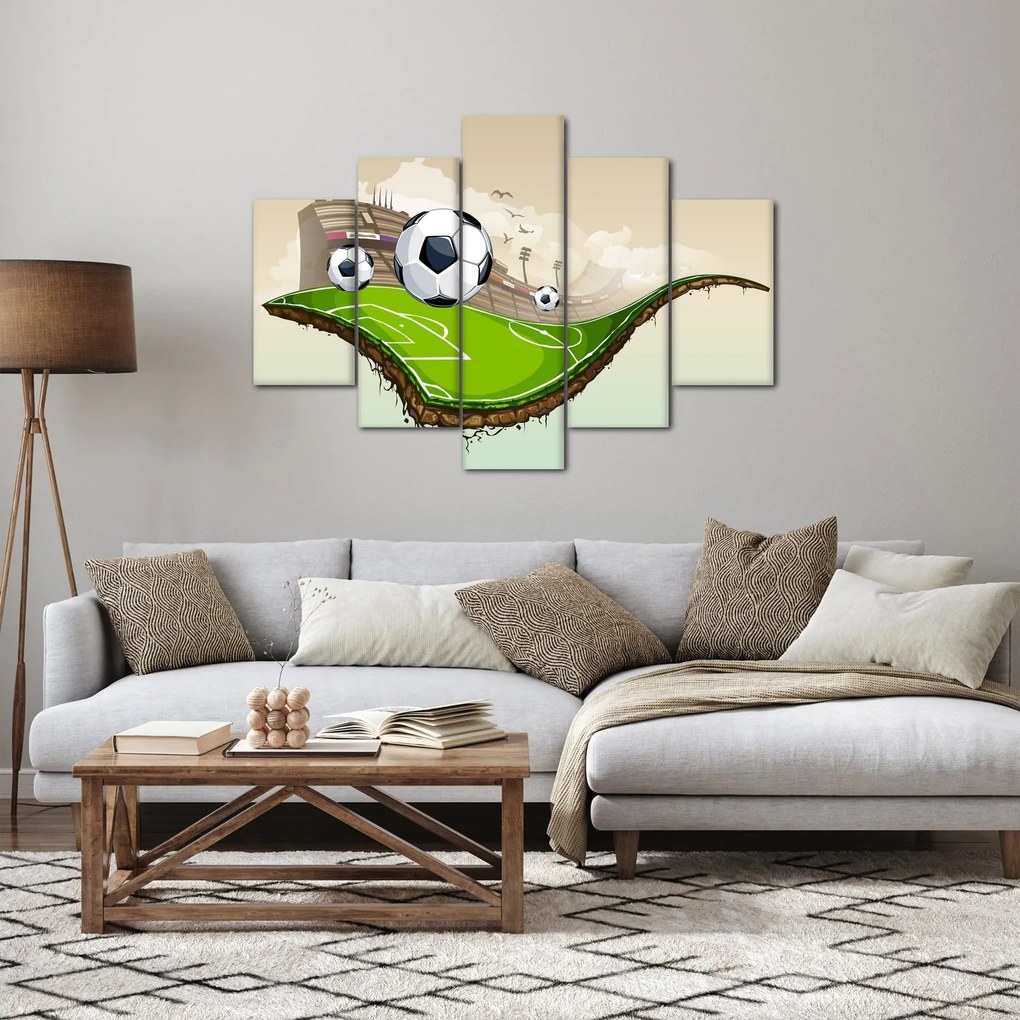 Tablou - Teren de fotbal (150x105 cm)