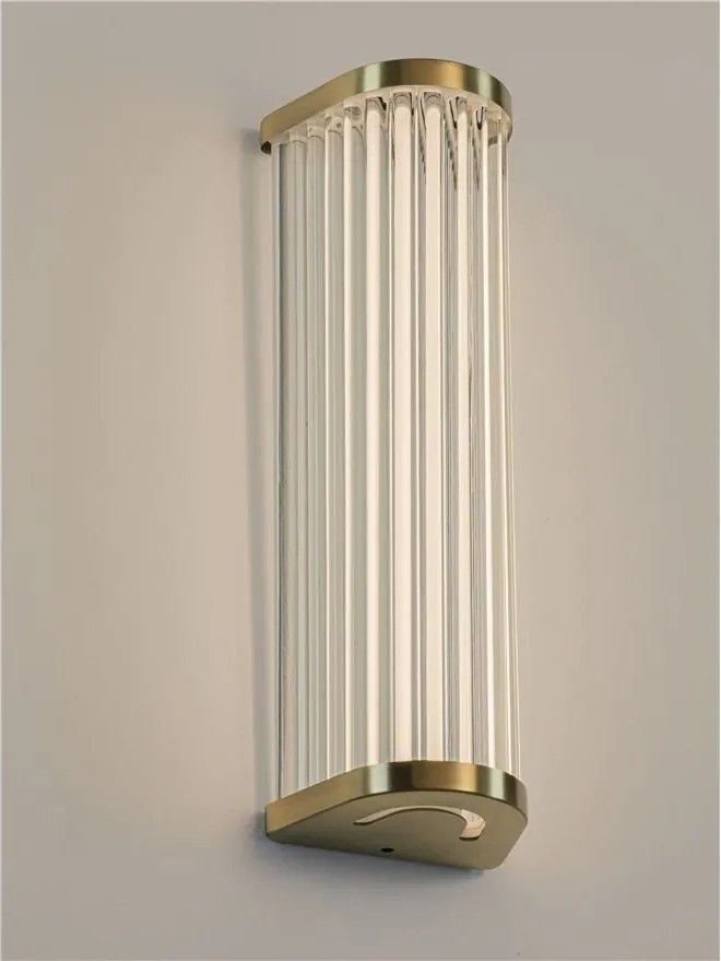 Aplica de perete LED baie IP44 VITREE aurie