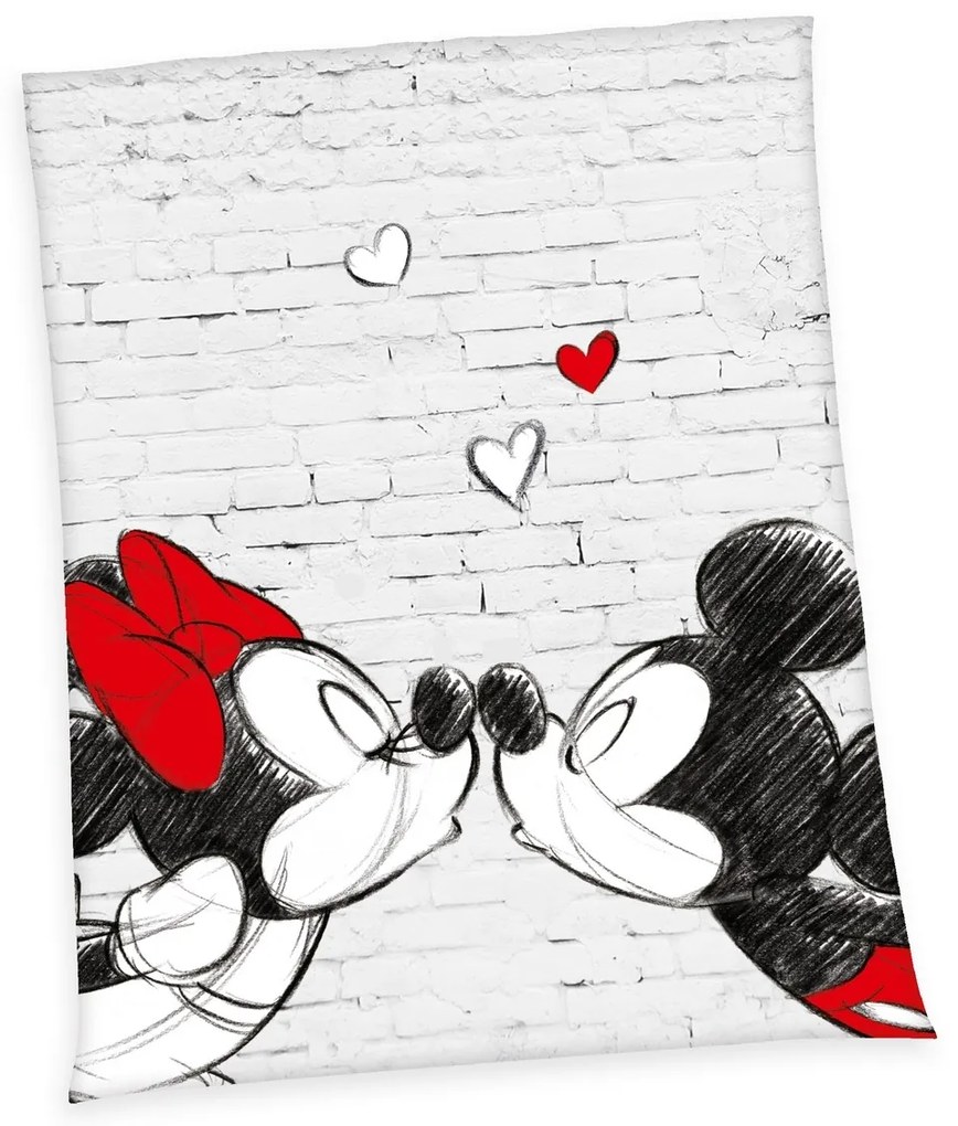 Pătură Mickey Minnie, 150 x 200 cm