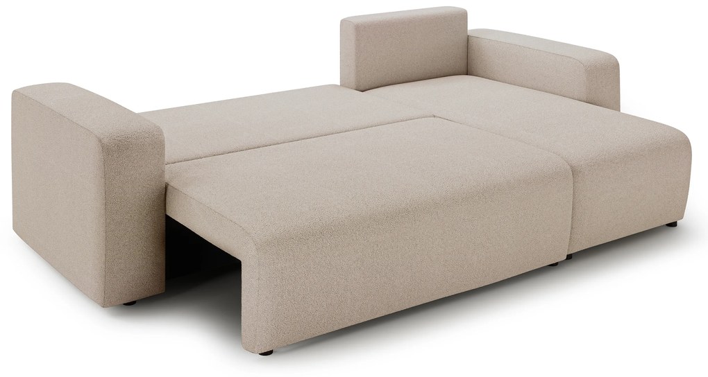 Colțar extensibil Avia Mini universal - bej țesătură boucle Gerra 105