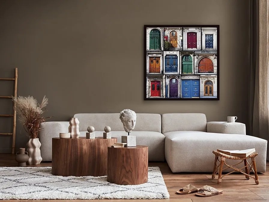 Tablou de perete decorativ Portales,100x100cm