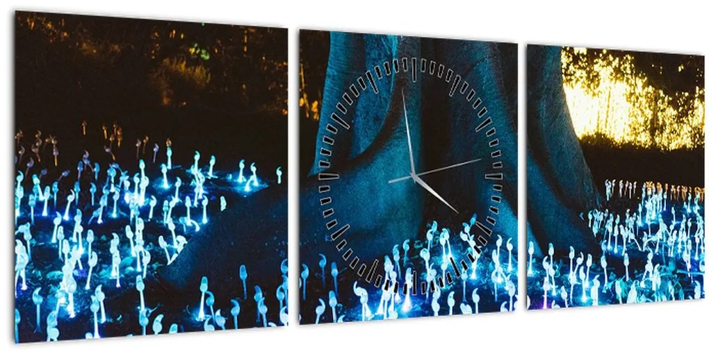 Tablou - Copac magic (cu ceas) (90x30 cm)