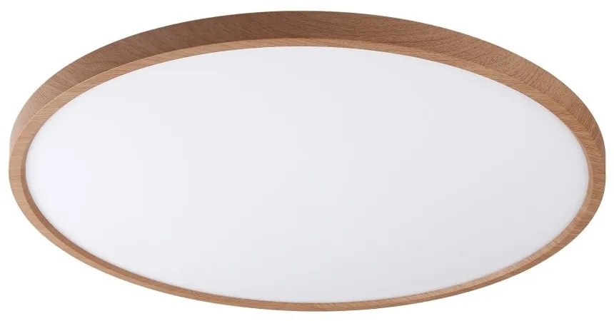 Plafoniera LED moderna design slim CAMI 60cm, wood