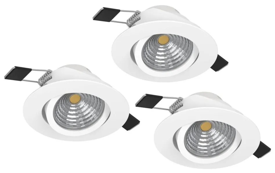 SET 3x corp de iluminat LED dimabil Eglo 900745 SALICETO 3xLED/6W/230V alb