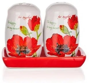 Solniţă şi piperniţă BANQUET Red Poppy