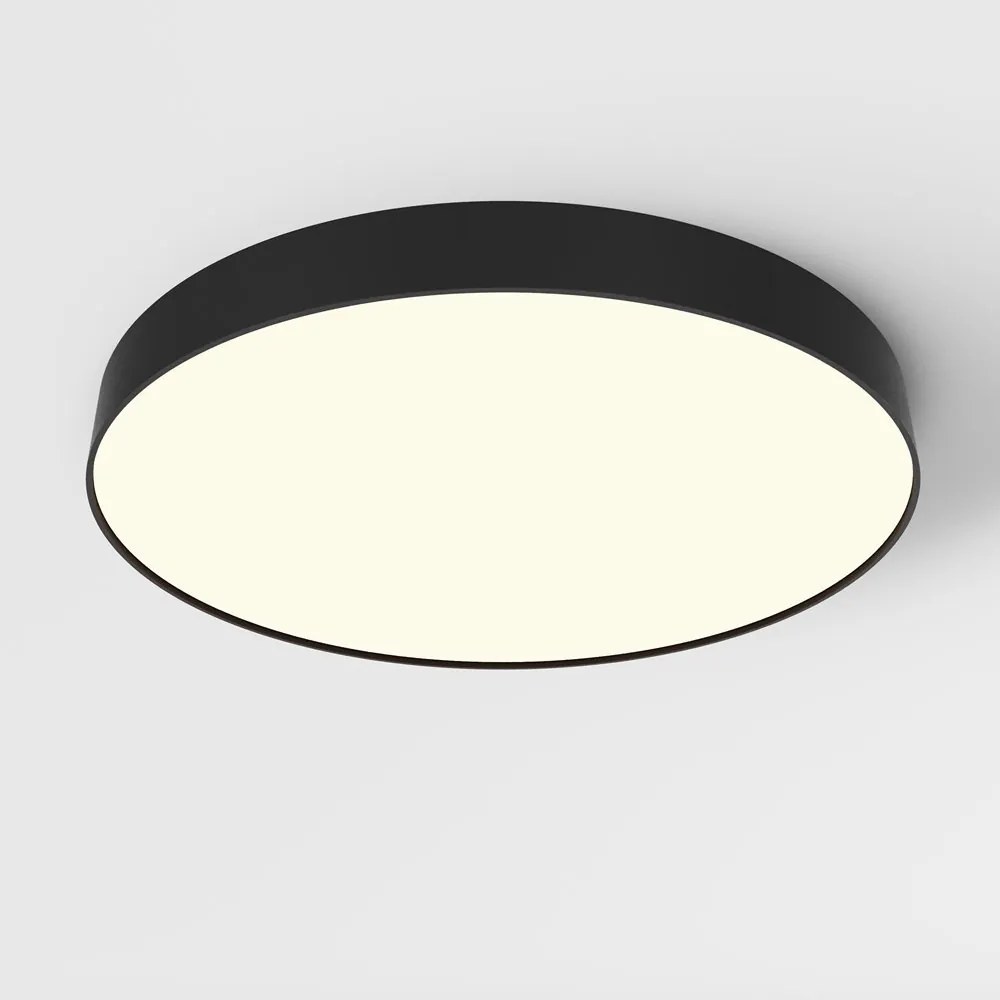 Plafoniera LED design tehnic Zoom D-60cm 3000K negru