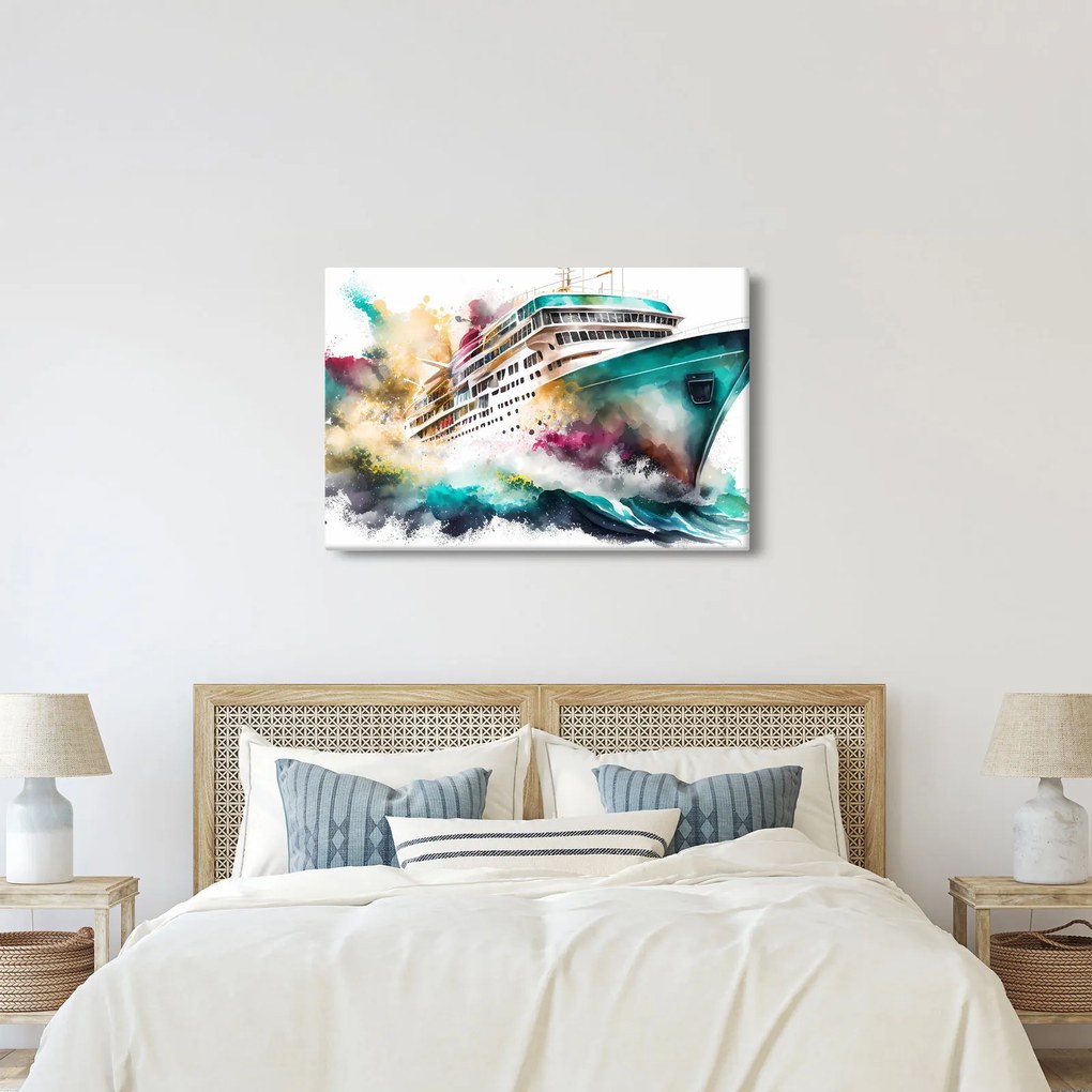 Tablou - Acuarelă mare (90x60 cm)