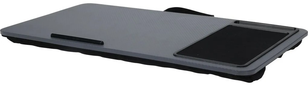 Masă laterală pentru laptop, gri , 57,5 x 4 x 30,5cm, MDF
