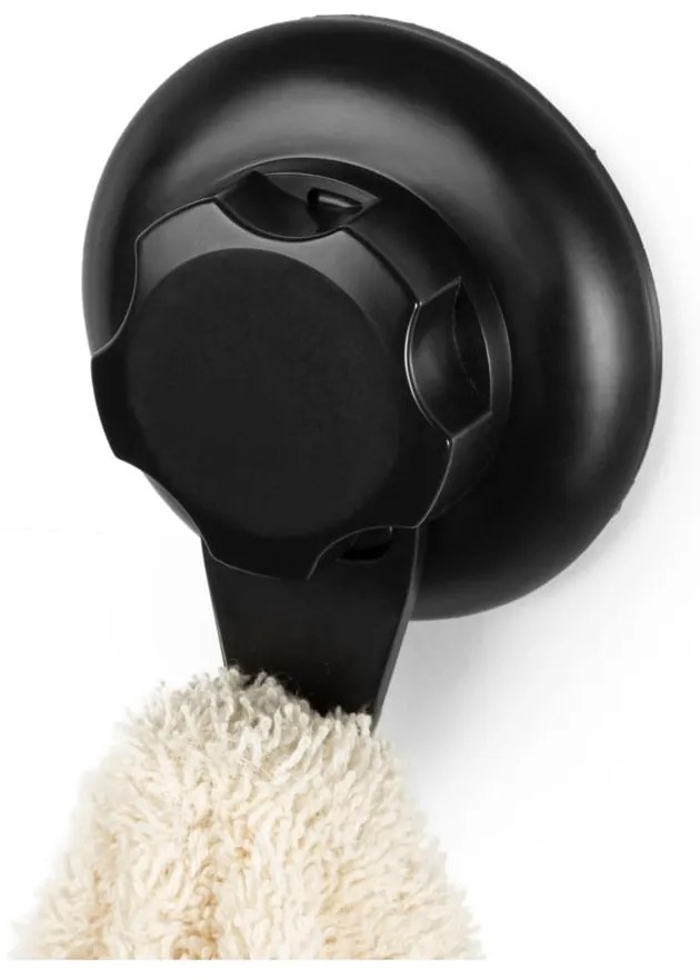 Cârlig autoadeziv de perete Compactor Bestlock, negru