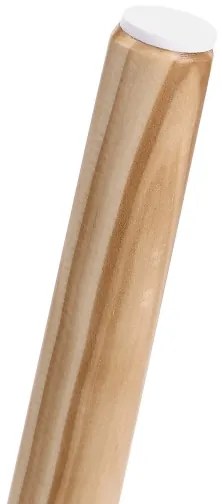 Set de 2 măsuțe laterale SERA, alb/maro