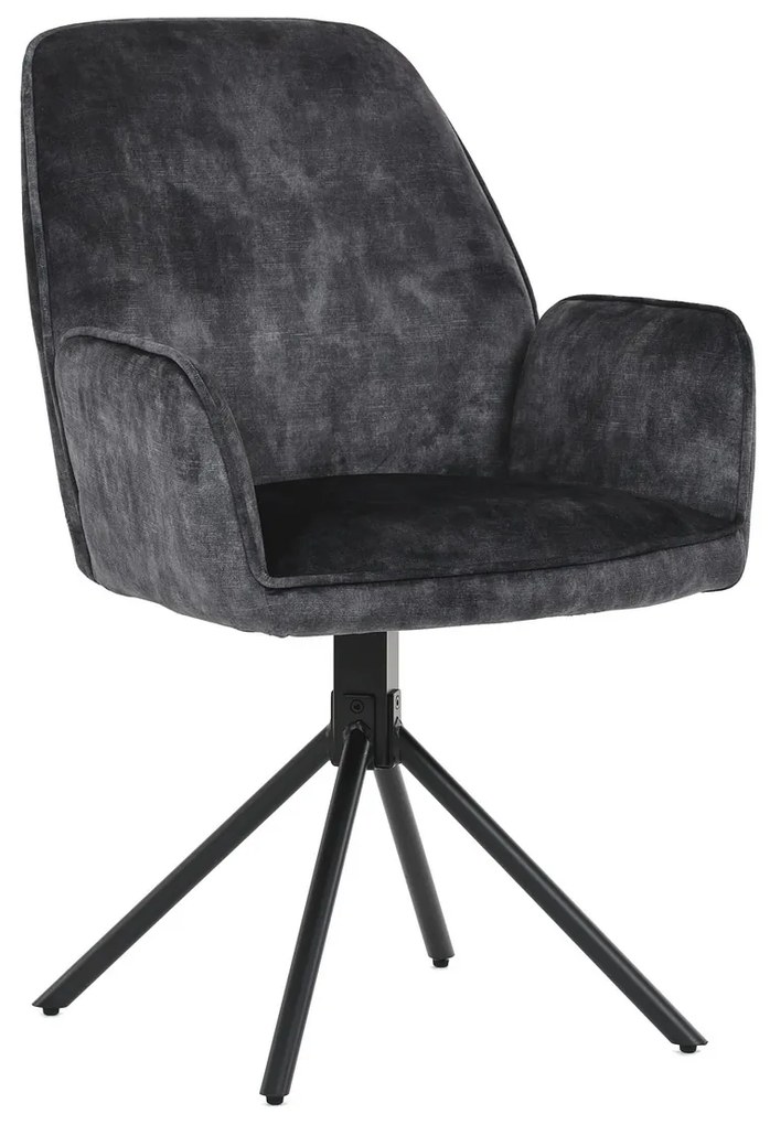 Set de scaune de sufragerie HC-511 BK4, 2 buc.