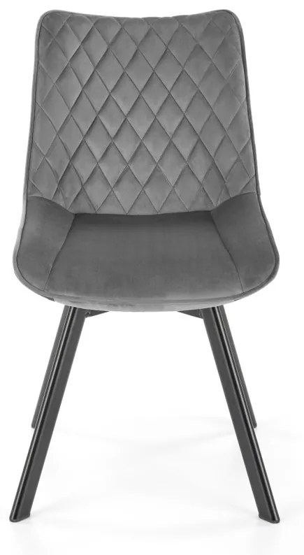 Scaun K520 velvet gri