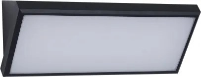 Brilagi - Aplică de exterior LED TRIANGLE, 42W/230V, neagră, IP65