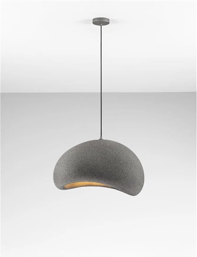 Lustra suspendata design modern, Stone Gray, AERE, L 60cm