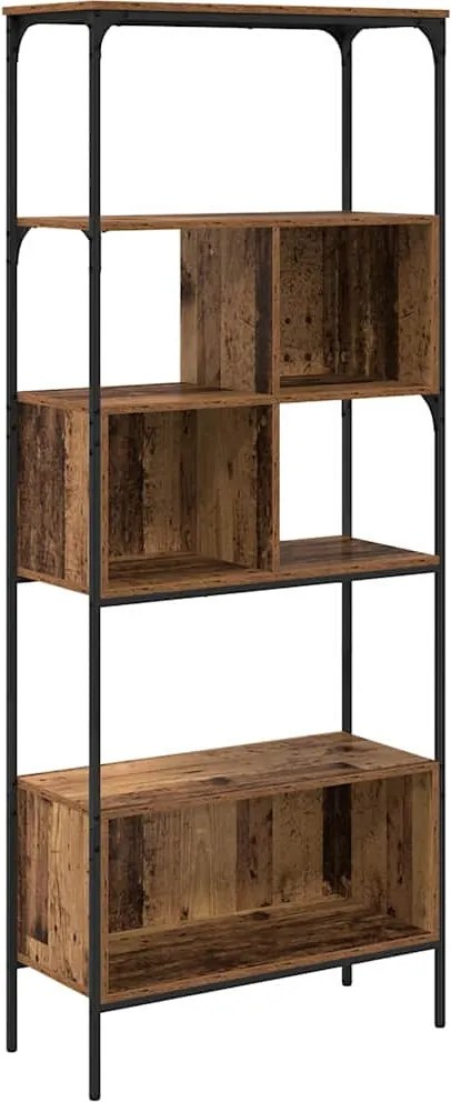 vidaXL Bibliotecă Lemn Vechi 76 x 33 x 188,5 cm Lemn compozit
