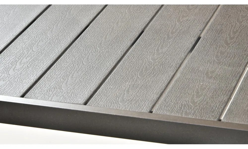 Masă de grădină cu blat artwood Bonami Selection Viking, 90 x 150 cm, negru