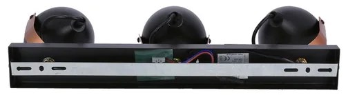 Spot ANICA 3xE14/40W/230V negru/cupru