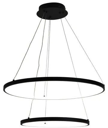 Lustră LED dimabilă pe cablu LED/75W/230V 3000-6500K + telecomandă