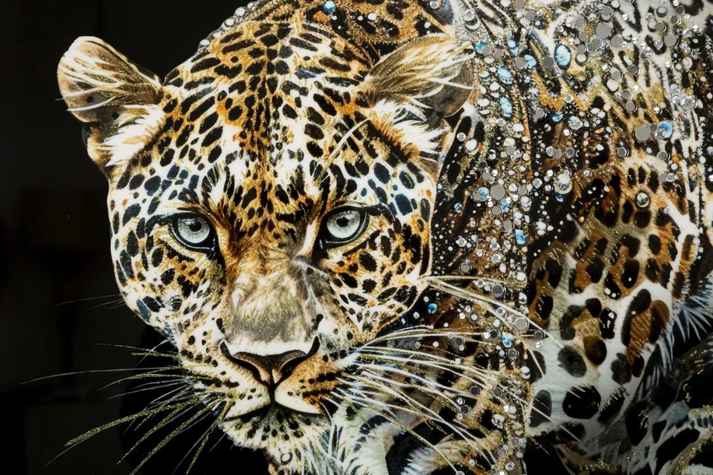 Mauro Ferretti Pictura pe Pânză Jaguar cu Cadru -B- cm 82x4x81 | Aosom Romania