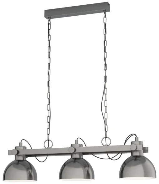 Eglo 43168 - Lustră pe lanț LUBENHAM 3xE27/28W/230V