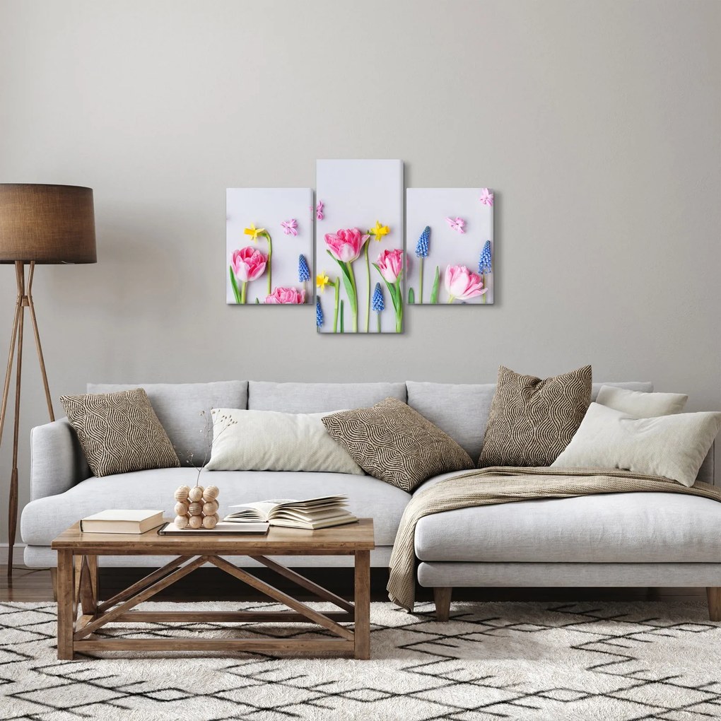 Tablou - Flori de primăvară (90x60 cm)