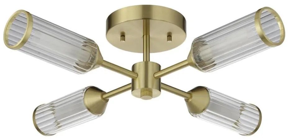 Lustră aplicată Endon 106946 TOUR 4xG9/3W/230V alamă