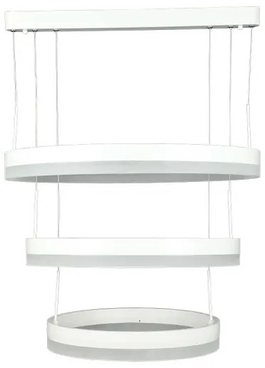 Lustră LED dimabilă pe cablu LED/86W/230V 3000K alb