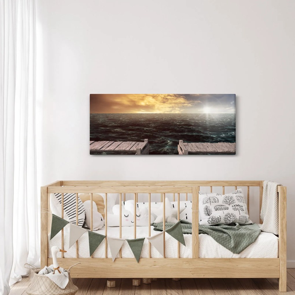 Tablou cu marea (120x50 cm)