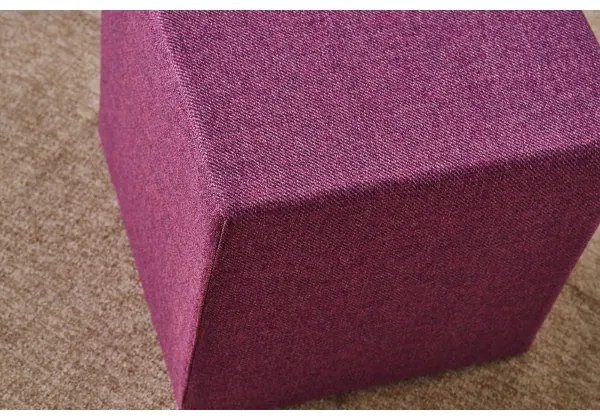 Taburet CUBI 40 x 40 cm, roz