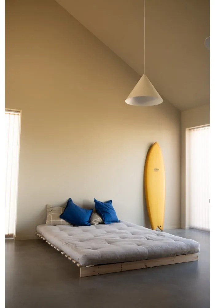 Canapea bej extensibilă 160 cm Roots - Karup Design