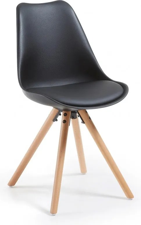 Scaun design modern LARS negru EC005S01 JG