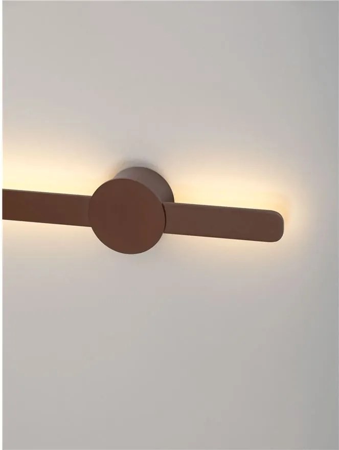 Aplica de perete LED ambientala NOREI maro