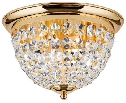 Plafonieră de cristal Orion DLU 1840/35 PLAFOND 3xE27/40W/230V d. 35 cm auriu