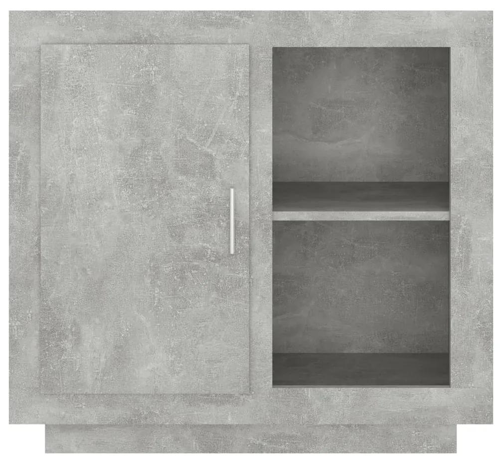 Servanta, gri beton, 80x40x75 cm 1, Gri beton