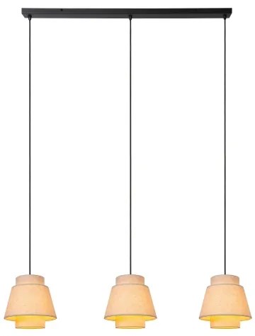 Lustră pe cablu Lucide 21435/03/38 TRIBUTE 3xE27/40W/230V crem
