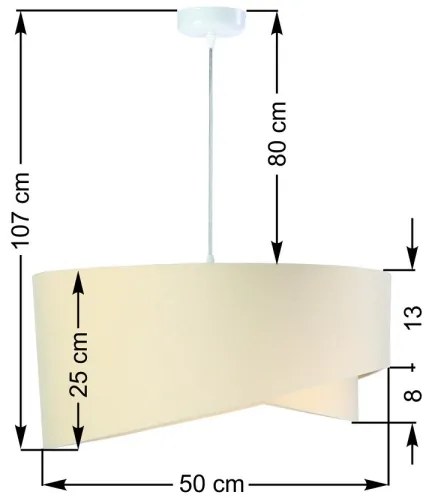 Lustră pe cablu GALAXY 1xE27/60W/230V