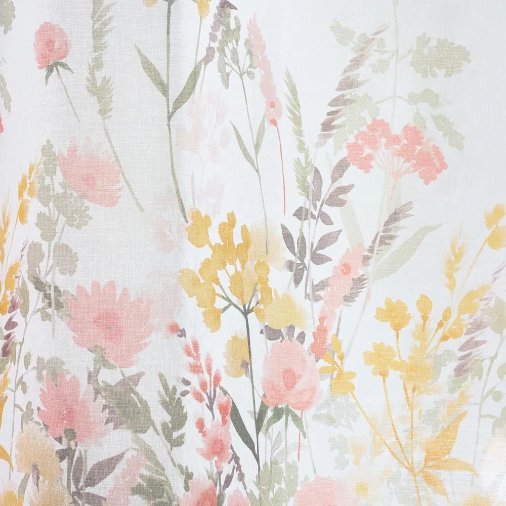 Perdea albă din voal 140x229 cm Countryside Floral – Catherine Lansfield