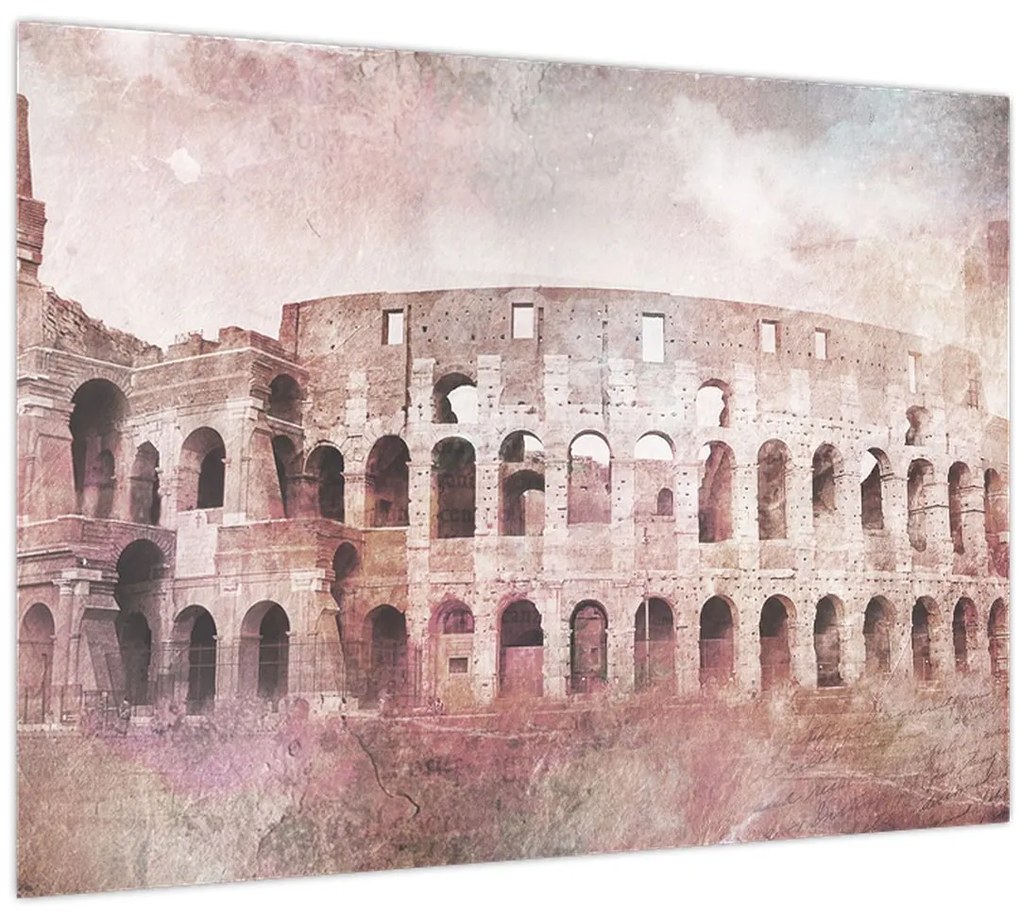 Tablou - Carte poștală de epocă a orașului N⁰2 (70x50 cm)