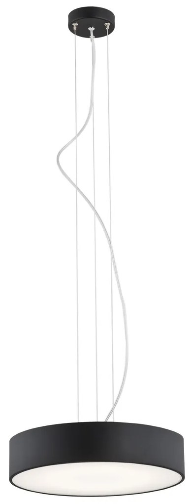 Lustra LED suspendata design circular DARLING 35cm negru