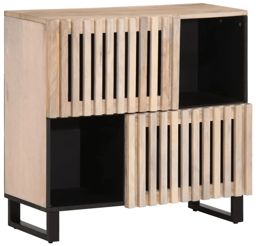 vidaXL Dulap, 80x34x75 cm, lemn masiv de mango