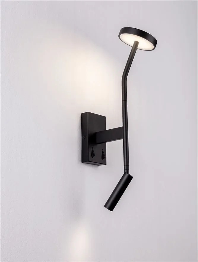 Aplica cu reader LED stil minimalist LOGOS