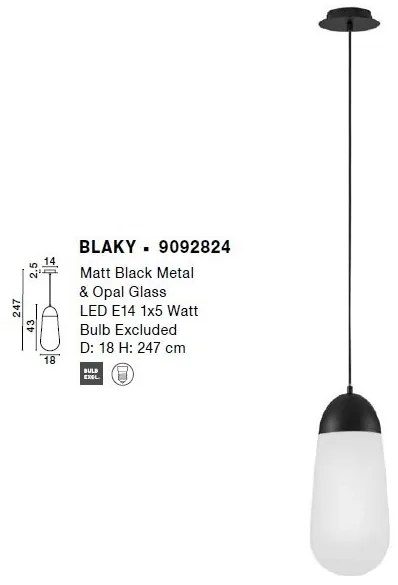 Pendul design modern minimalist BLAKY