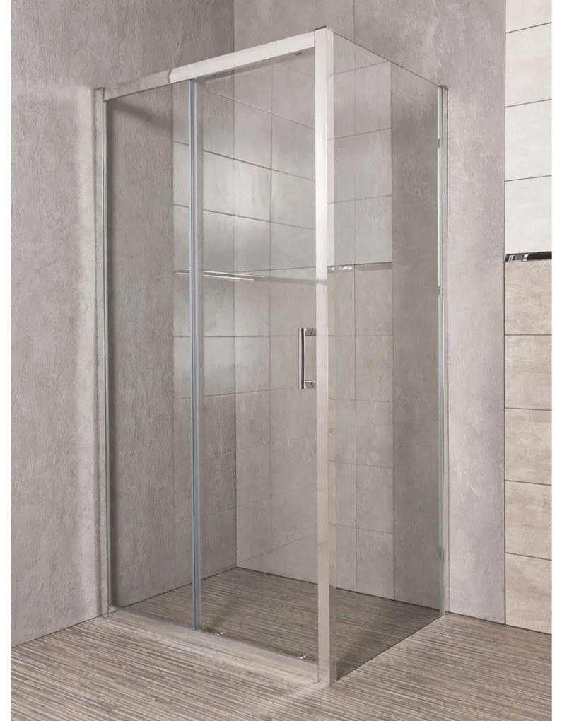 ZOOM 100x80TR cabină de duș dreptunghiulară fără tavă de duș