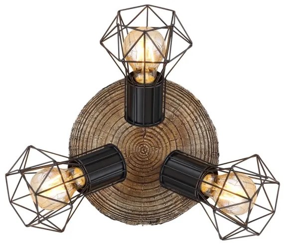 Spot PRISKA 3xE27/60W/230V Globo 54017W-3