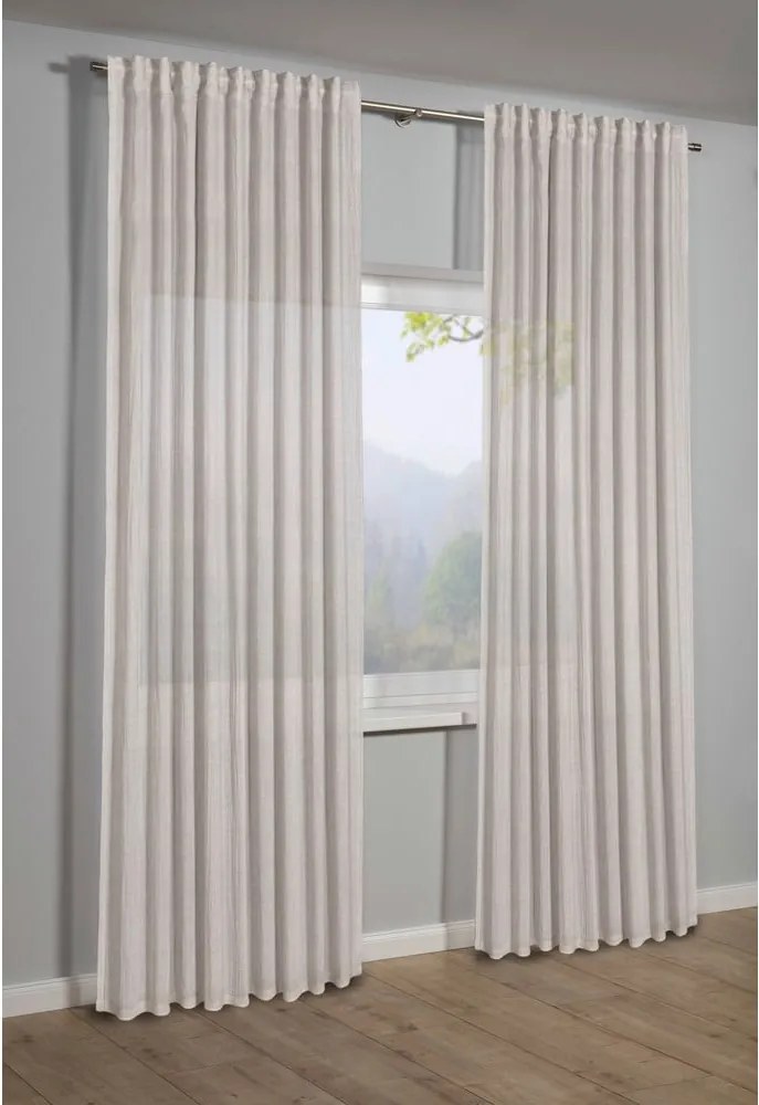 Draperie bej 135x245 cm Etamine – Sehlbach